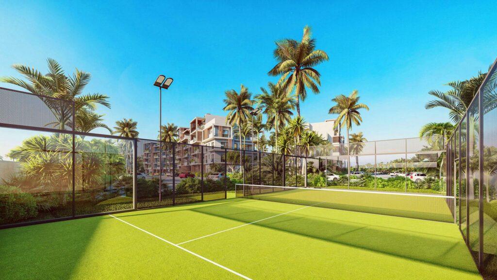 Cancha de tenis de The Seed Punta Cana